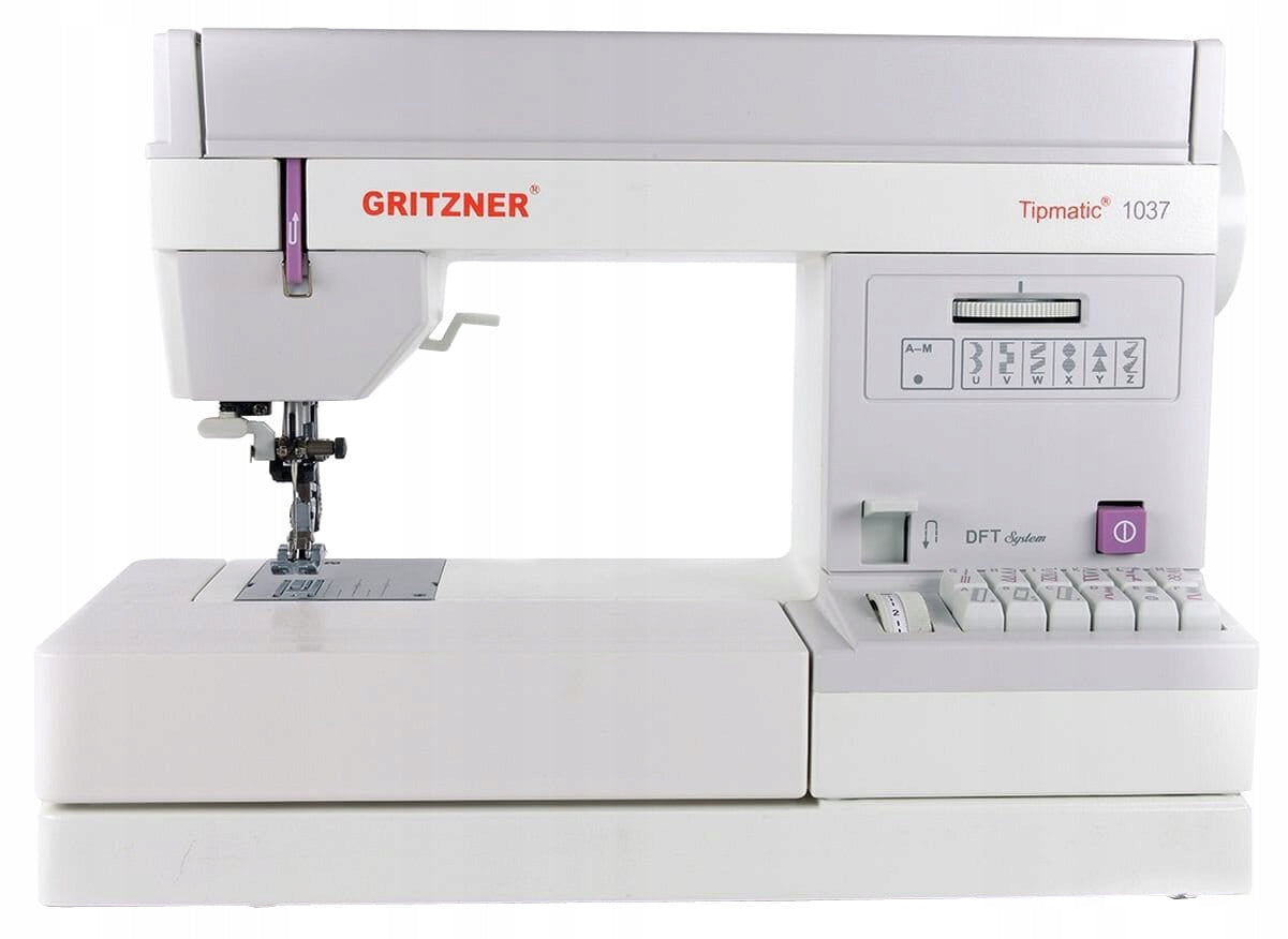 Gritzner 1037 DFT Home Sewing Machine With Top Transport 211 Stitches