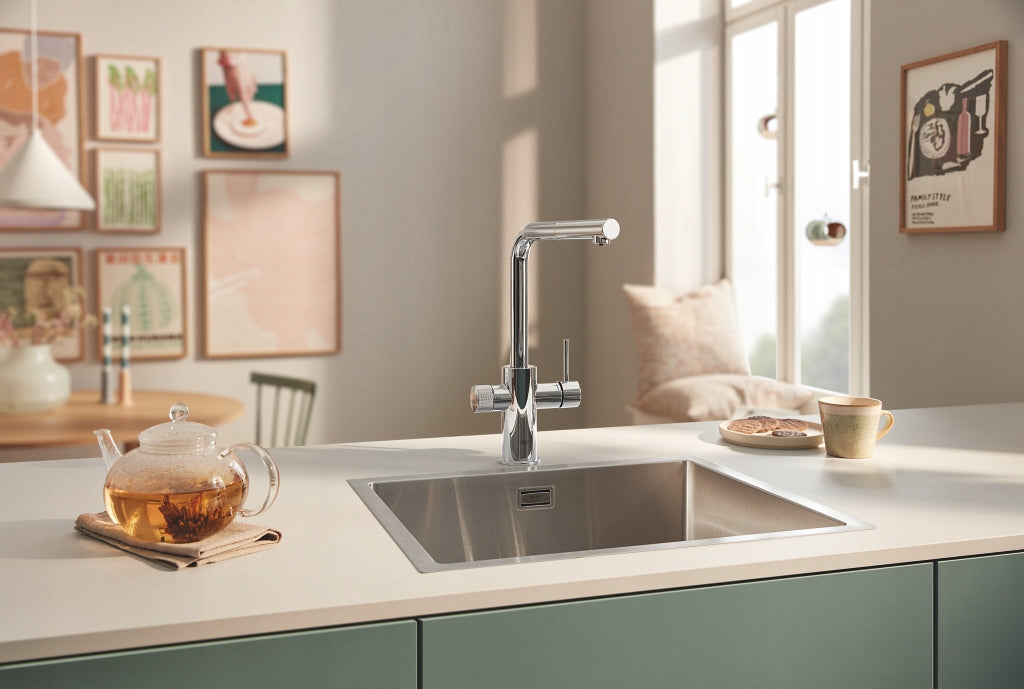 Grohe Blue Pure Minta Starter Kit with 30591000 Filter Battery Model Blue Pure Minta