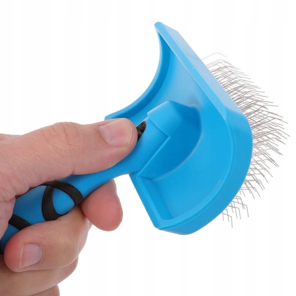 Groom Professional half-ocrque poodle brush with long pins soft medium Packaging status original