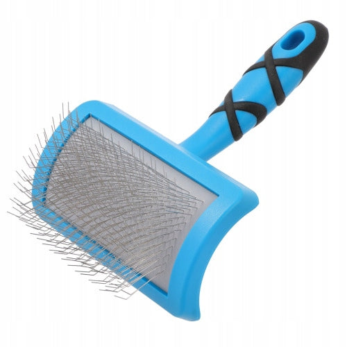 Groom Professional half-ocrque poodle brush with long pins soft medium