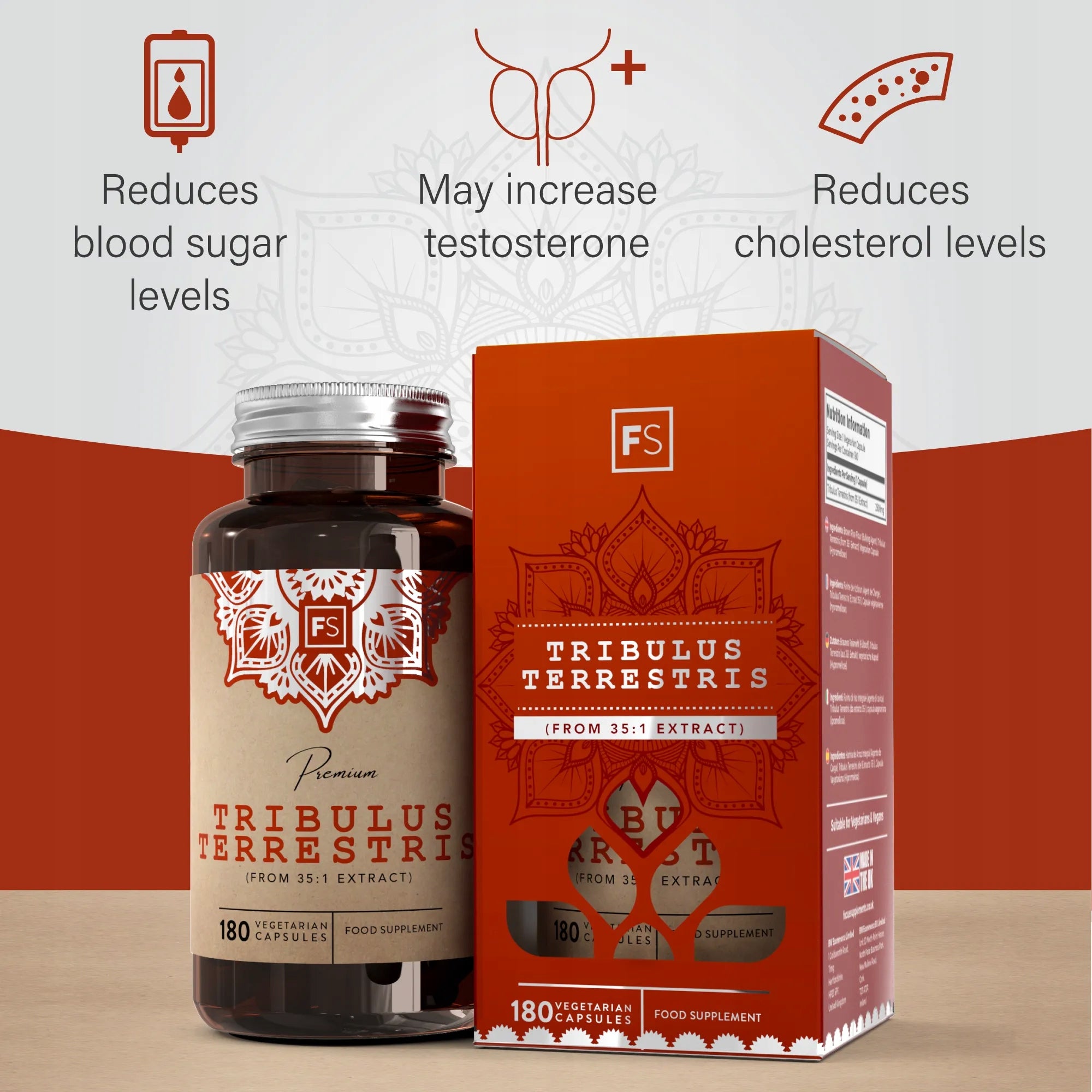 Ground Mace Extract 35:1 180 Capsules of 2500mg Packaging status original