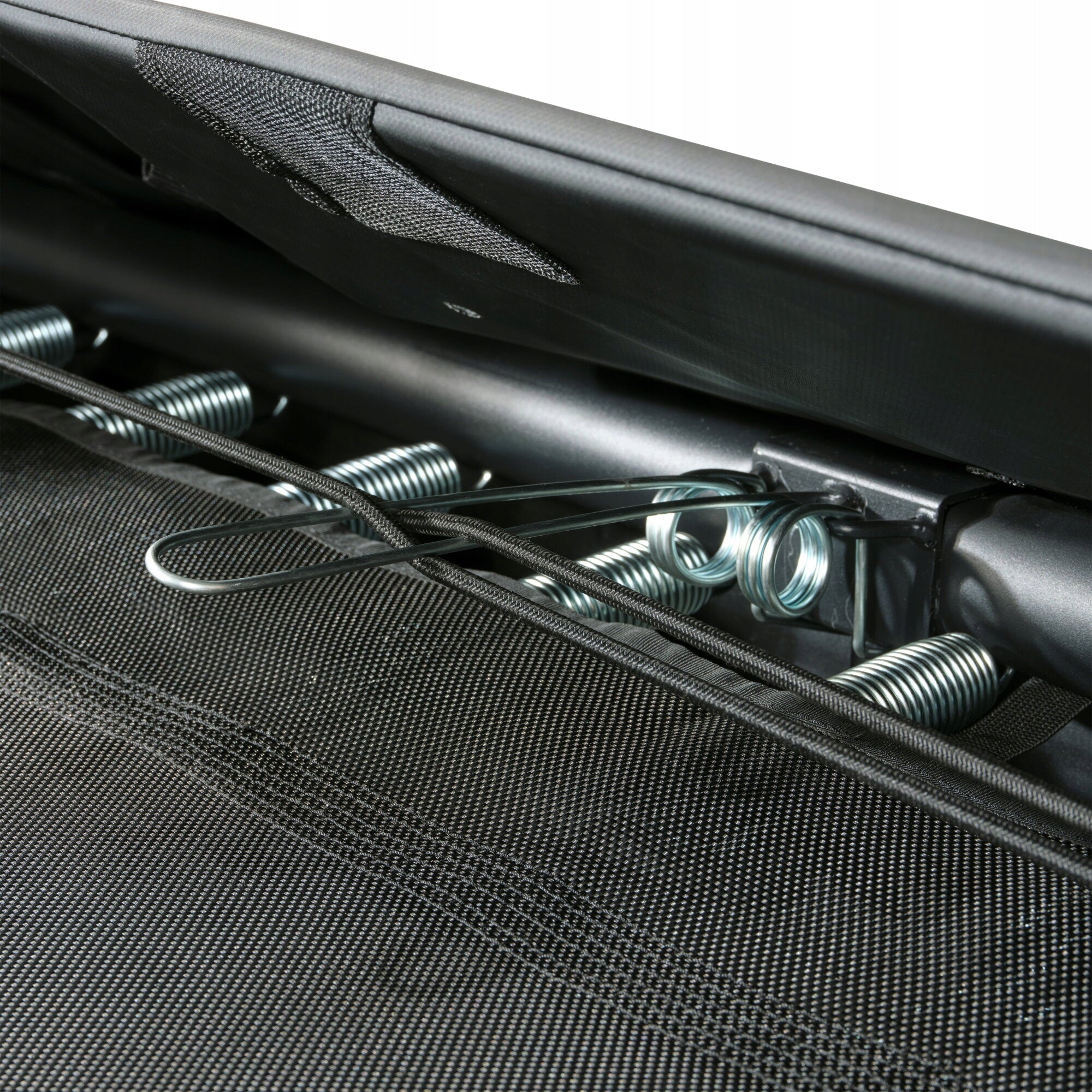 Ground sports trampoline EXIT InTerra 244x366cm – black Height from ground level 15 cm