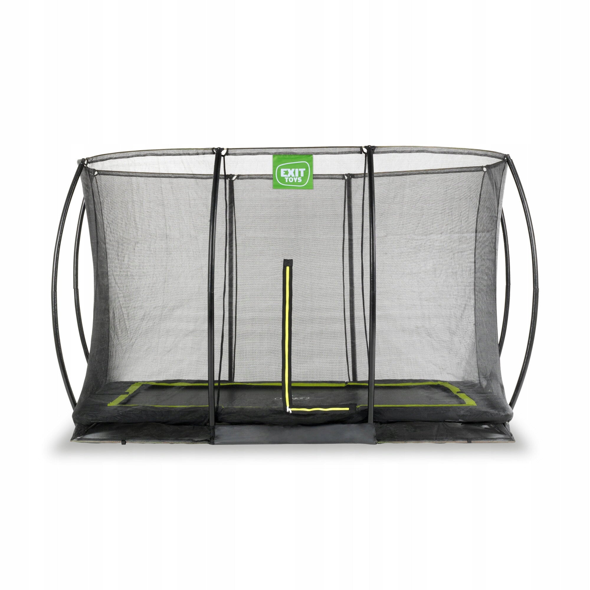 Ground trampoline Silhouette EXIT 214x305cm with safety net - charm