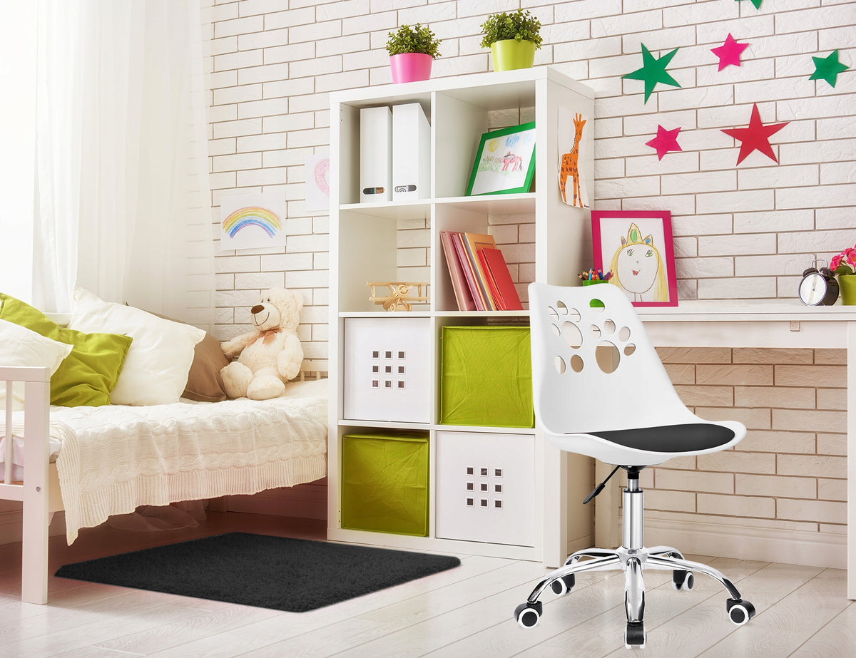 Grover swivel chair white and black Brand eHokery