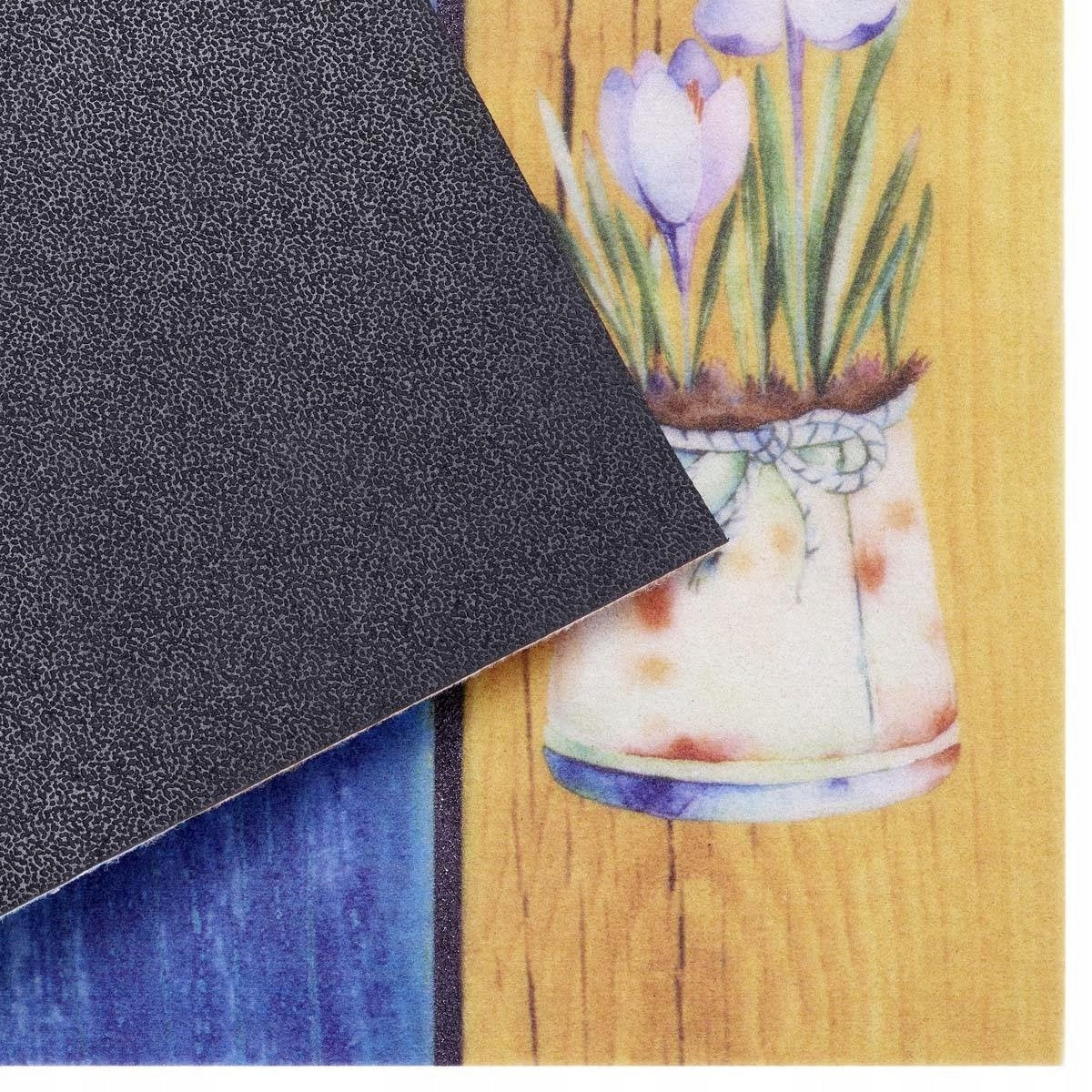 3D-Fußmatte Blumen 45x70 cm 