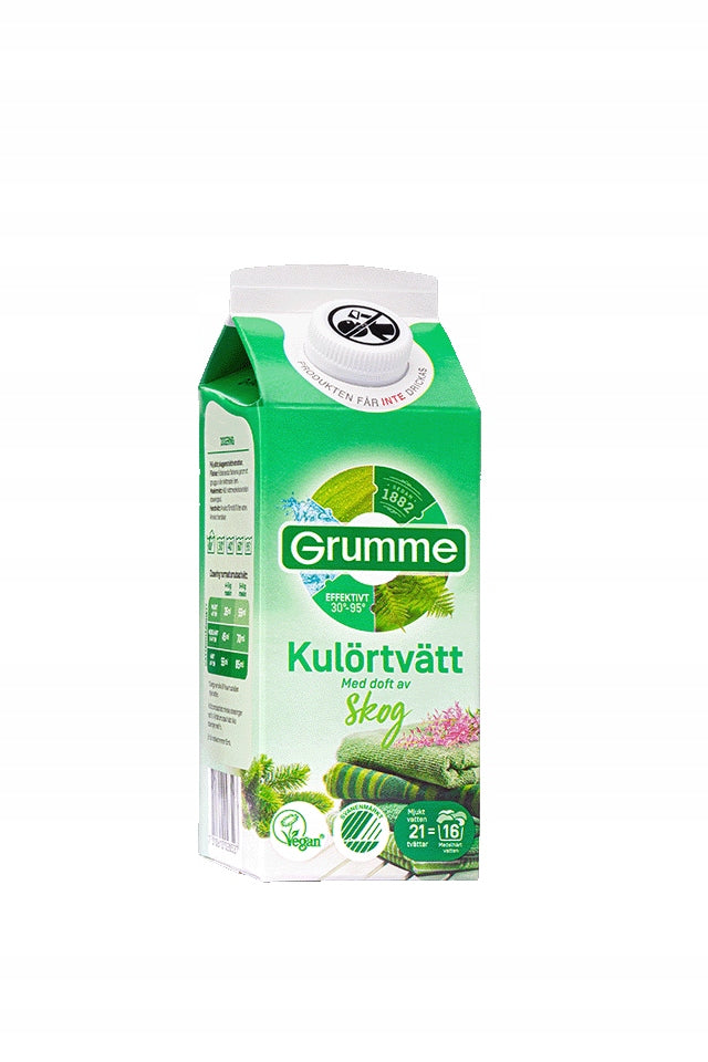 Grumme forest-scented laundry detergent 750ml