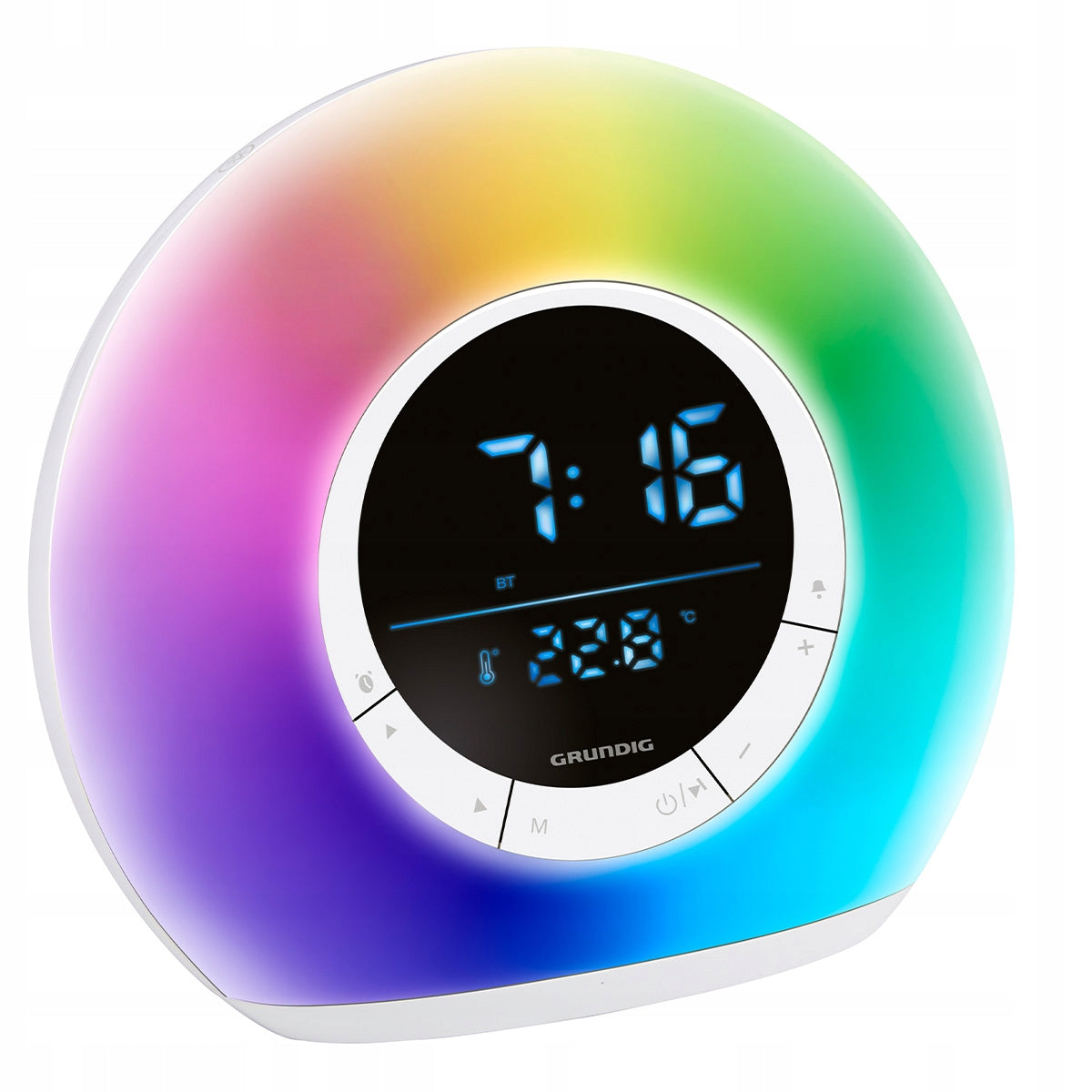 Grundig Alarm Clock with Radio Bluetooth Speaker CLOCK RADIO Light Packaging status original