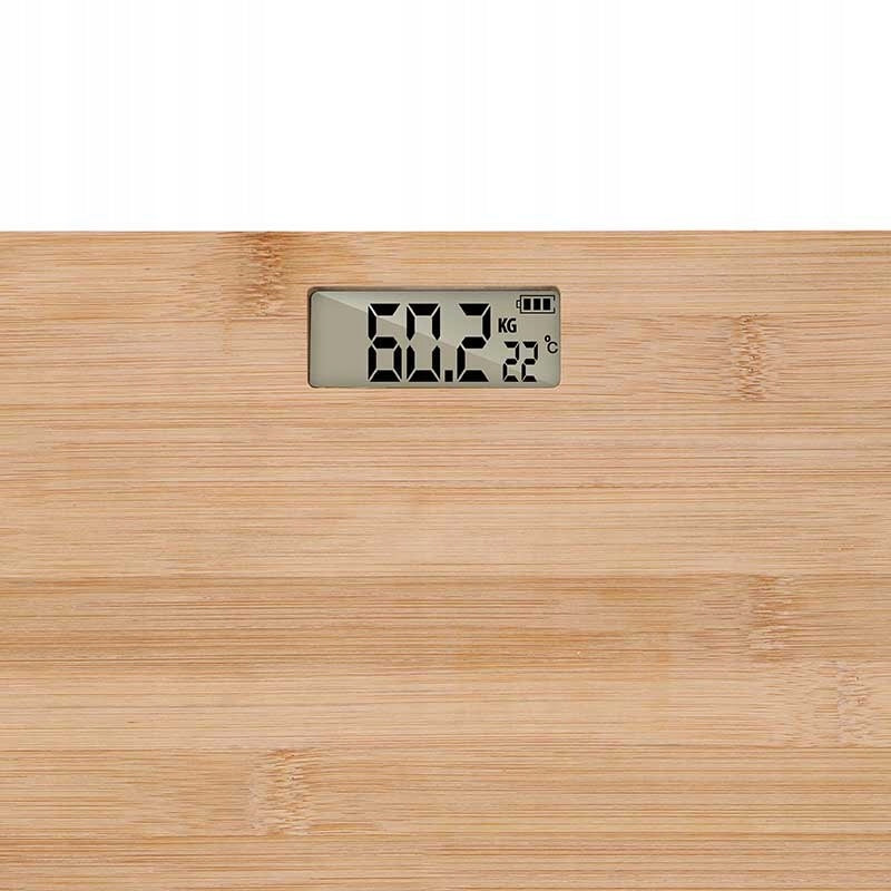 Grundig BATHROOM SCALE natural bamboo 28x28x3 cm to 180 kg EAN (GTIN) 8711252477411