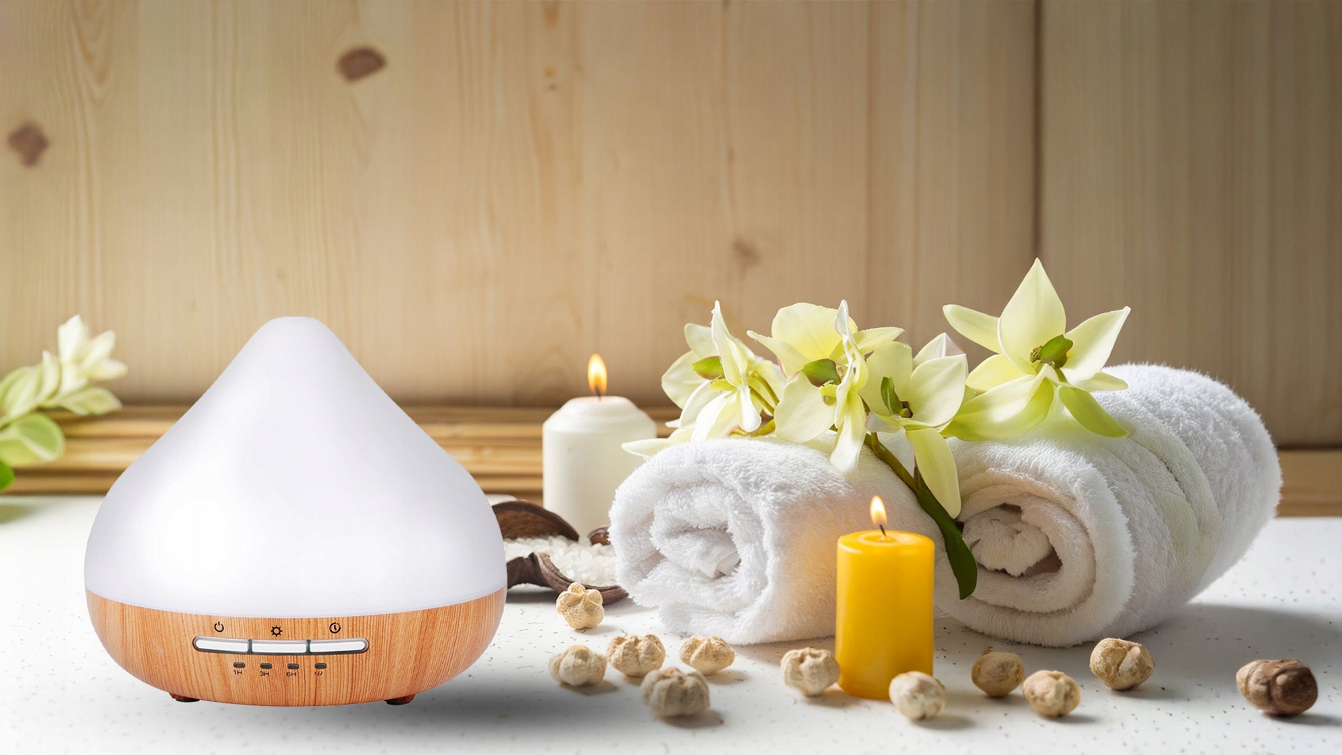 Grundig Fragrance Aromatizer Compact Diffuser LED Light 300ml 7 Colors Brand Grundig