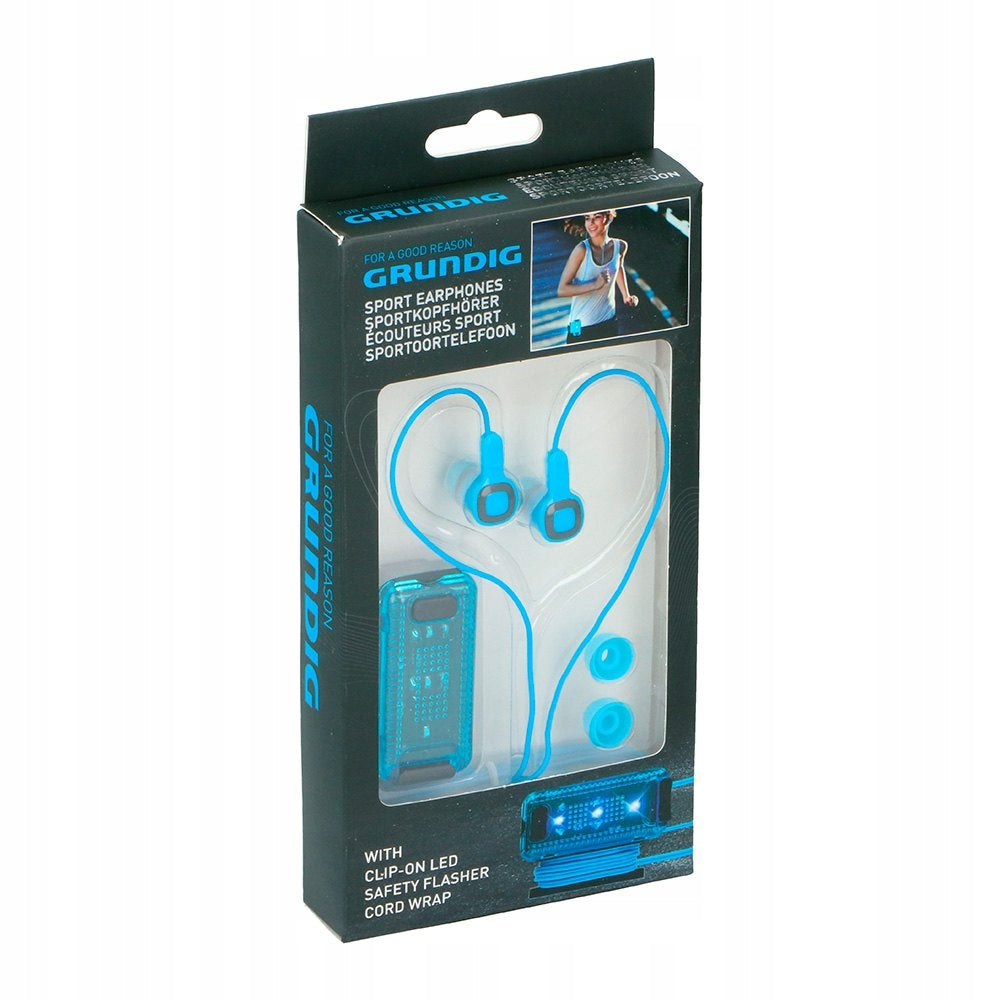 Grundig Sports In-Ear Headphones with LED Light Comfortable