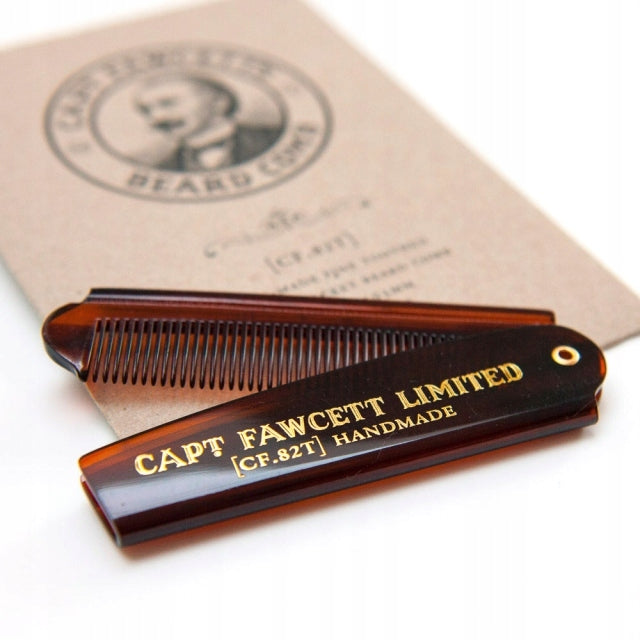 Klappbarer Taschenbartkamm Captain Fawcett 1St 