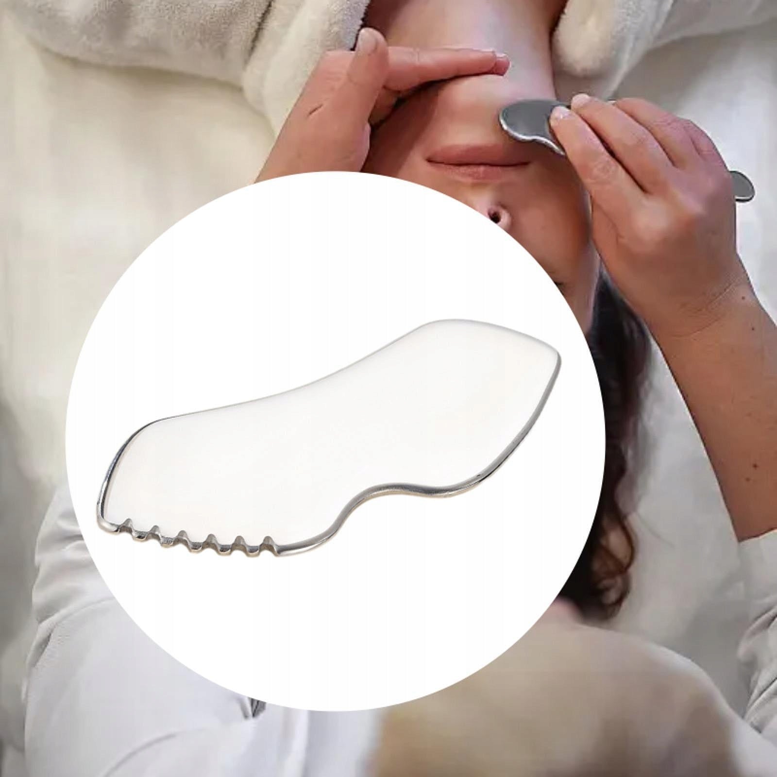Gua Sha Massager Hand Board Smooth Surfaces Metal Gua Sha Guasha Beau