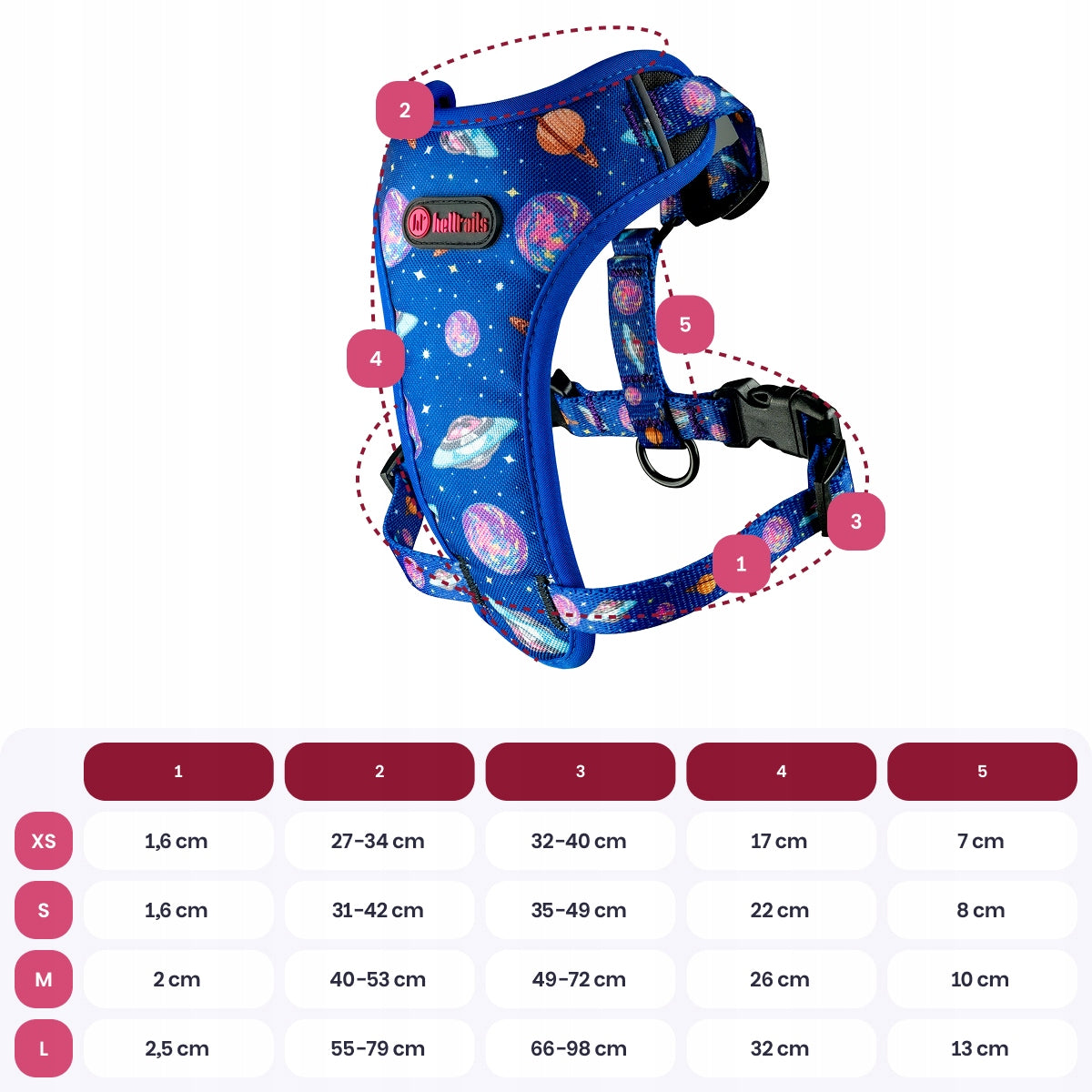 Guard Comfort Harness for Small Dog Pressure-Free Adjustable Lightweight NO ABSORB Packaging status original