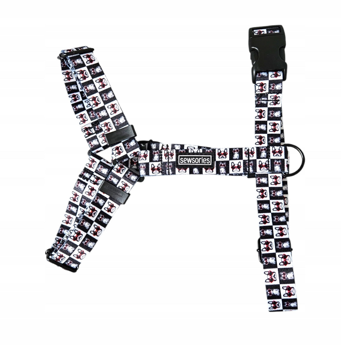 Guard dog harness SEWSORIES INCOGNITO size S tape 2,5 cm