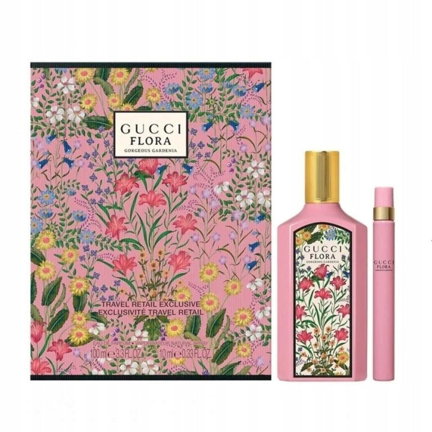 Gucci Flora Gorgeous Gardenia + miniature 10ml + eau de parfum - 100ml