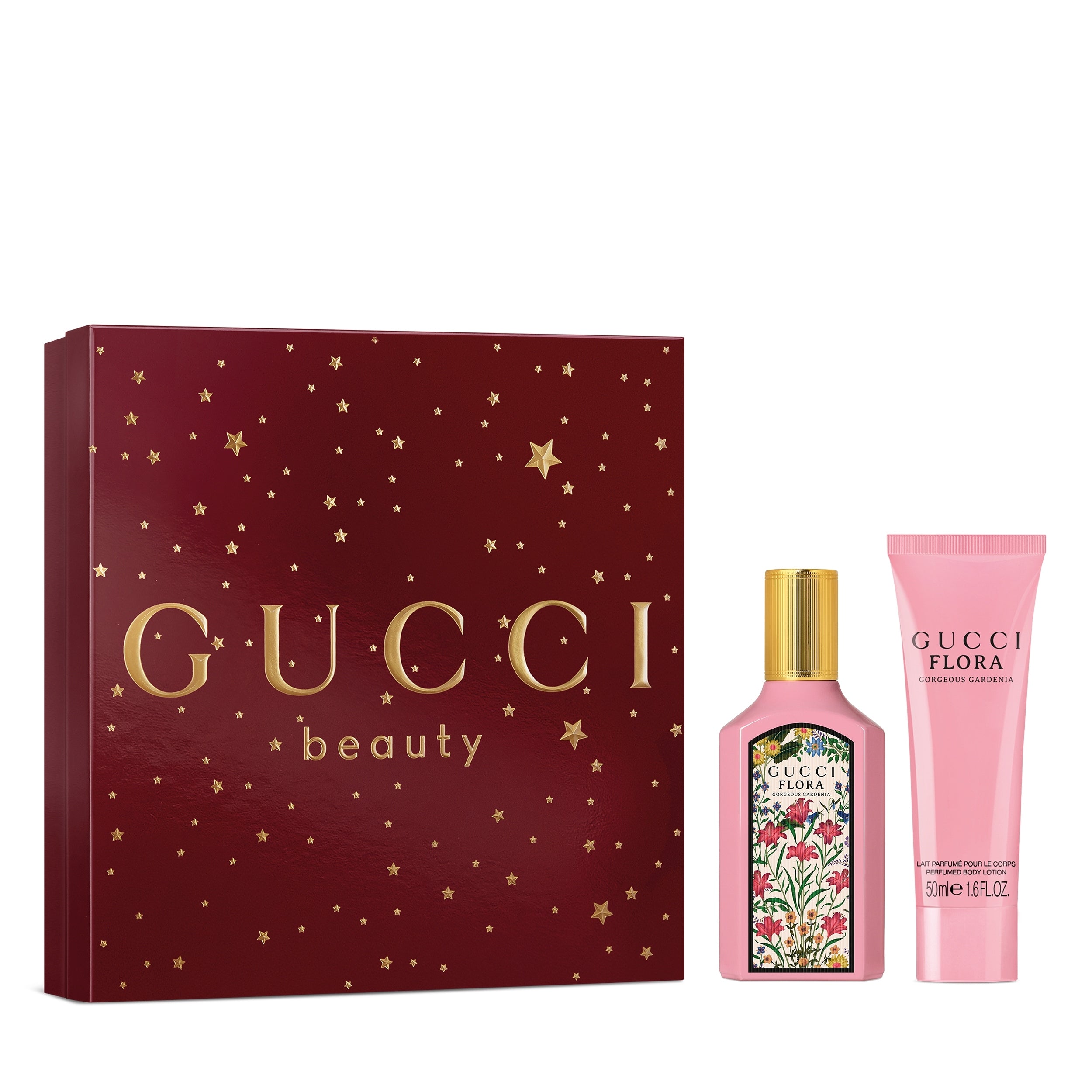 Gucci Flora Gorgeous Gardenia set of 50 ml edp + 50 ml body lotion Packaging status original