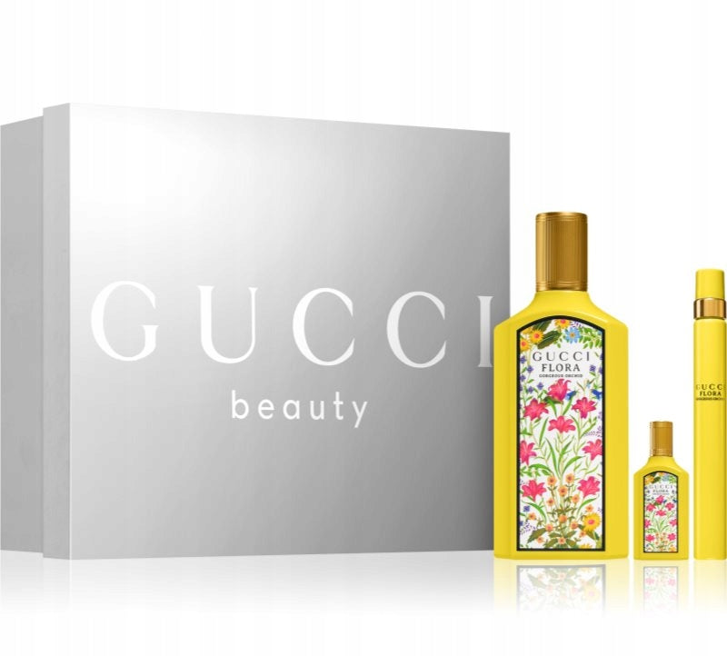 Gucci Flora Gorgeous Orchid Gift Set For Women 100ml + 10ml + 5ml
