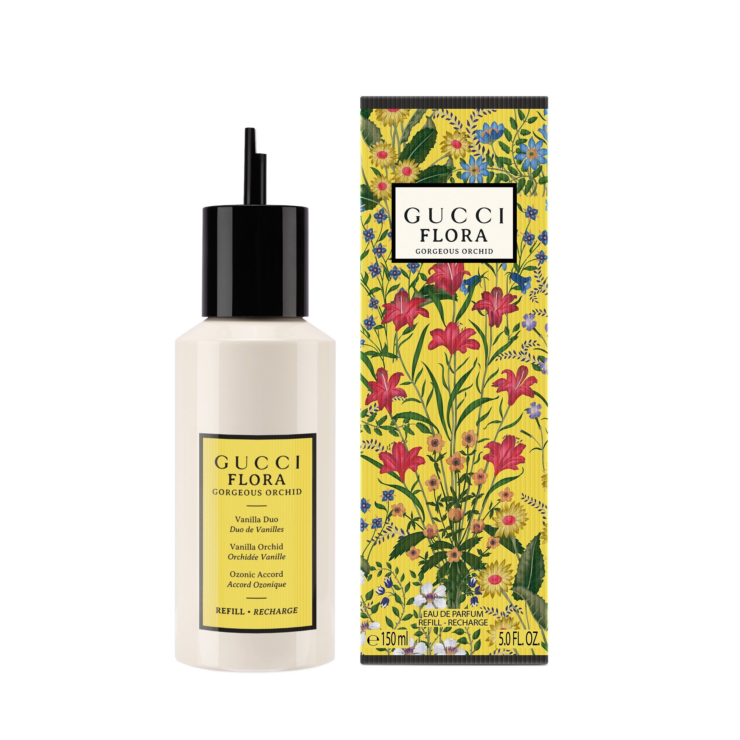 Gucci Flora Gorgeous Orchid Perfumed Water Refill 150 ml Packaging status original