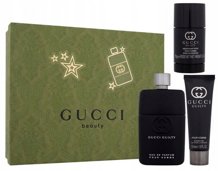 Gucci GUILTY POUR HOMME EAU DE PARFUM edp 90ml stick 75ml SG 50ml set