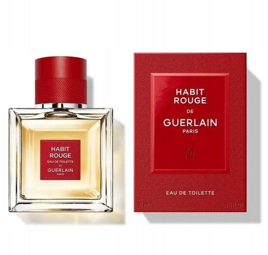 Guerlain Habit Rouge eau de toilette for men 100ml Packaging status original