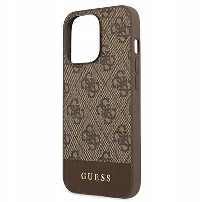 Guess GUHCP13LG4GLBR skirtas Apple iPhone 13 Pro / 13 6.1", rudas