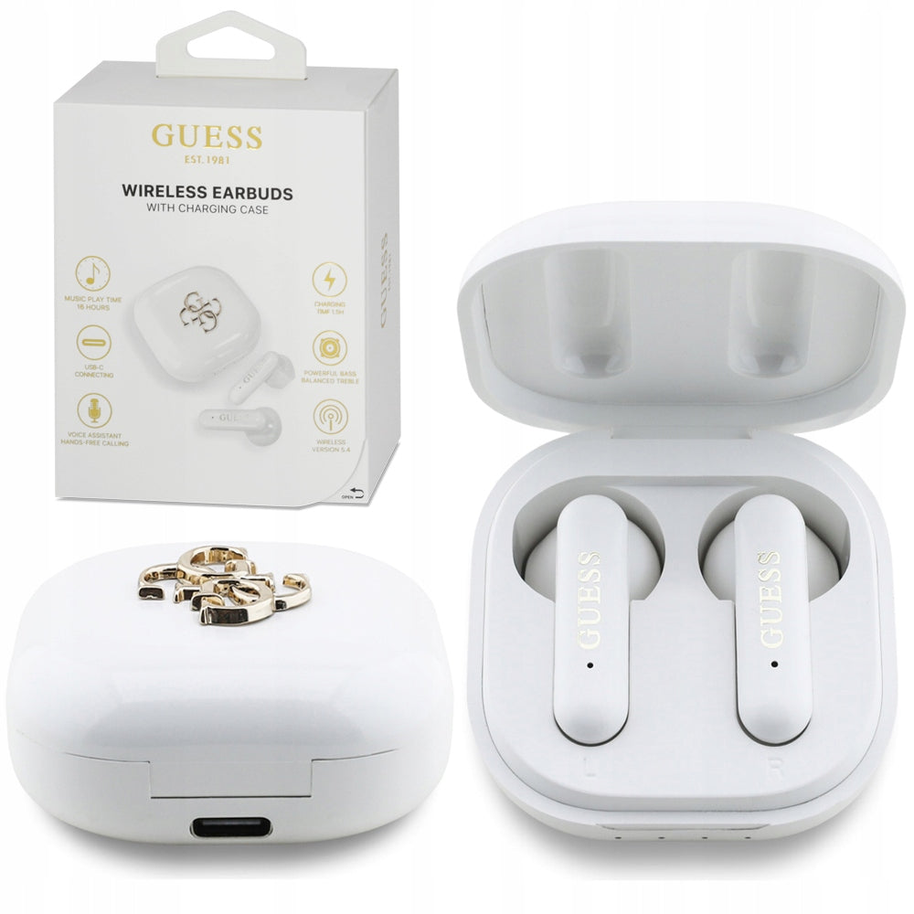 Guess 4G Original Wireless Bluetooth Headphones TWS + Charging Case