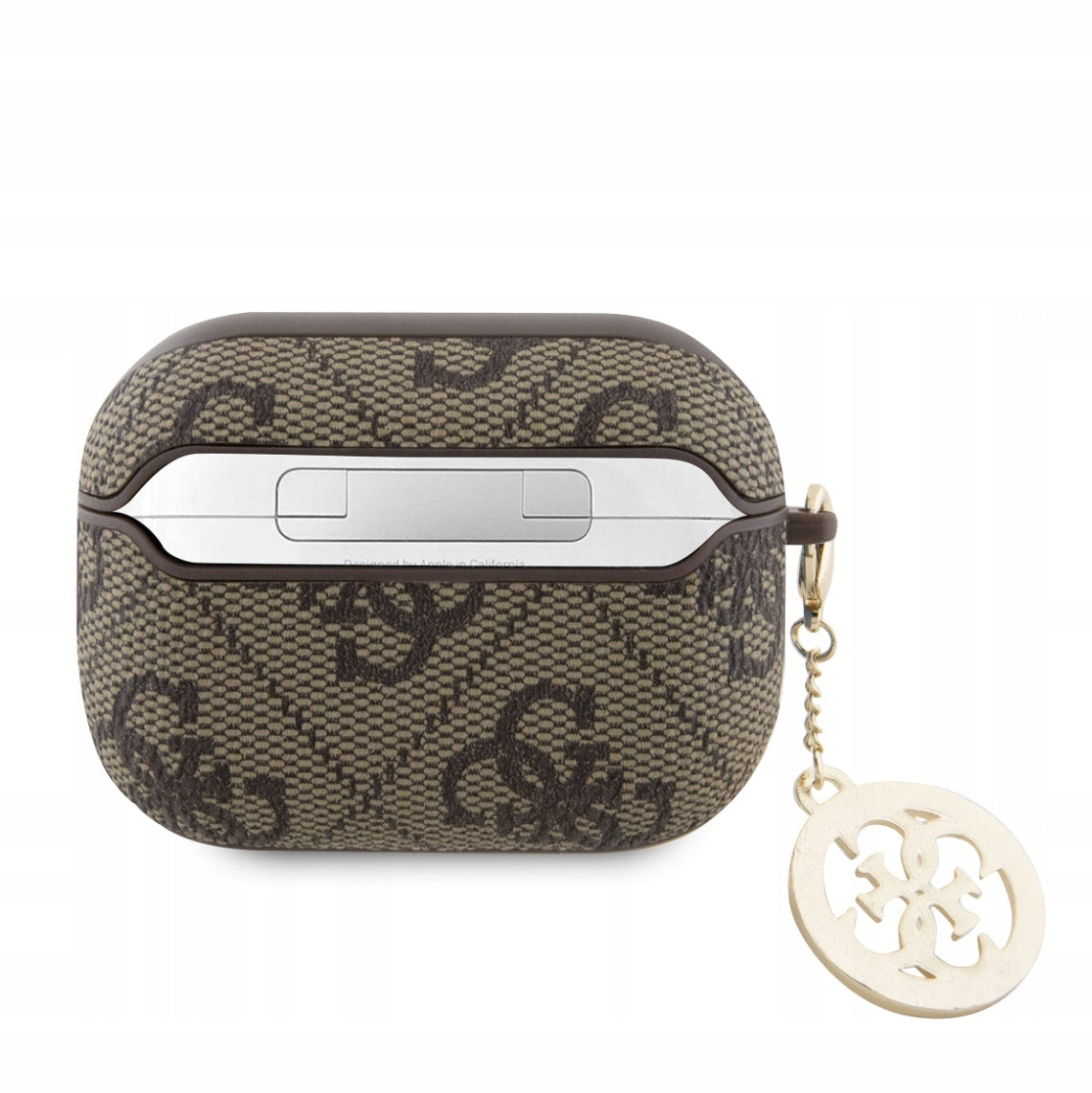 Guess 4G Script PC/PU Charm Case for AirPods Pro 2 Brown Brand Guess