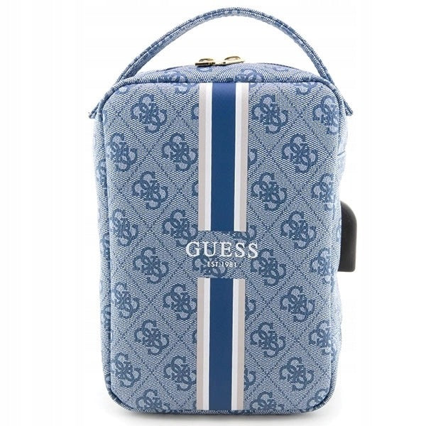 Guess Bag organizer 4G Printed Stripes blue Color blue