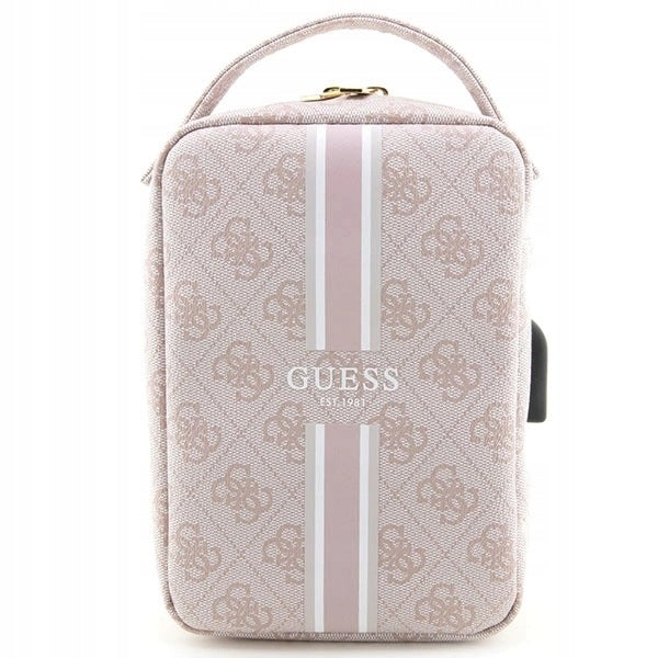 Guess Bag organizer 4G Printed Stripes pink Color pink