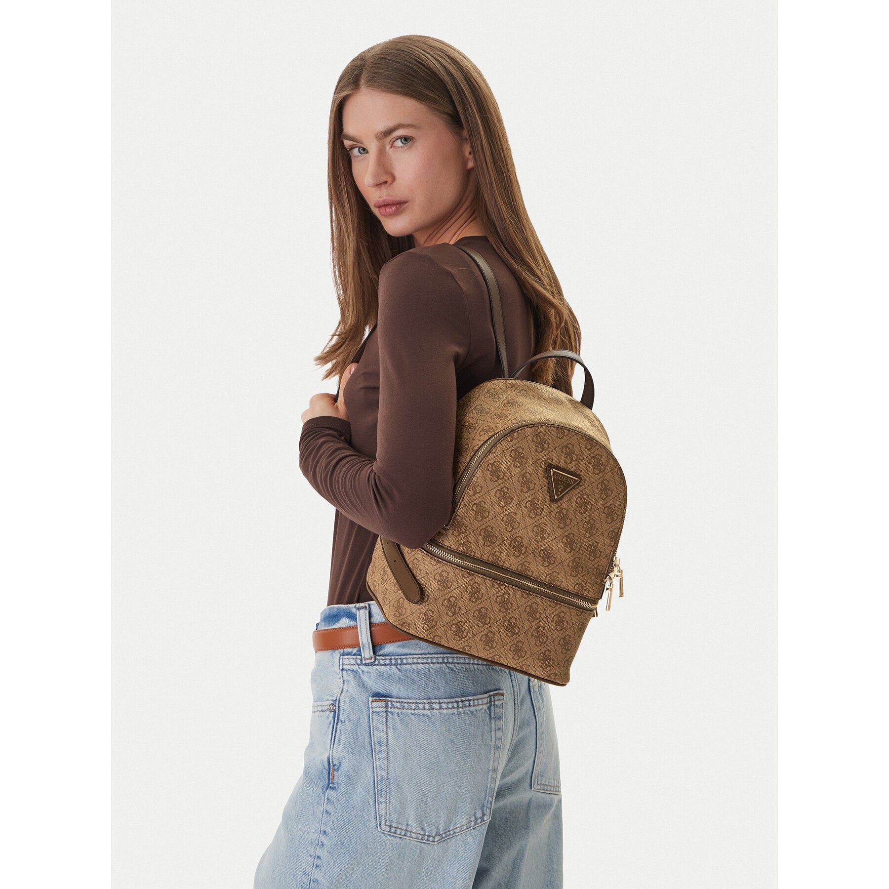 Guess Women's Backpack Beige TWLB9676032 Packaging status original