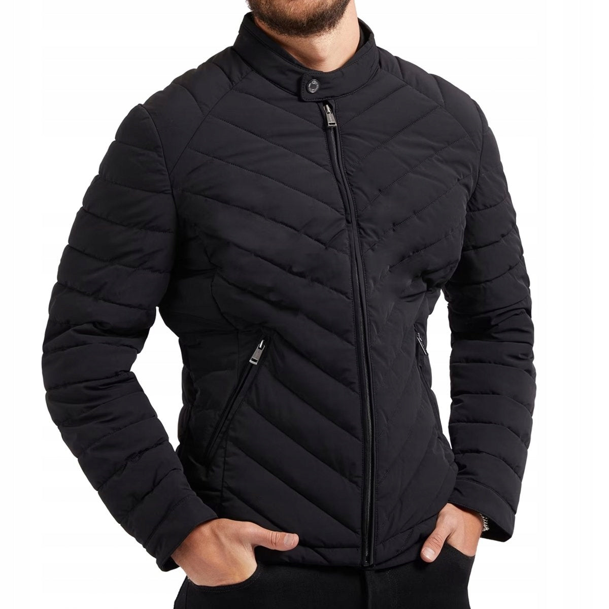 Jacke für Herren, schwarz 