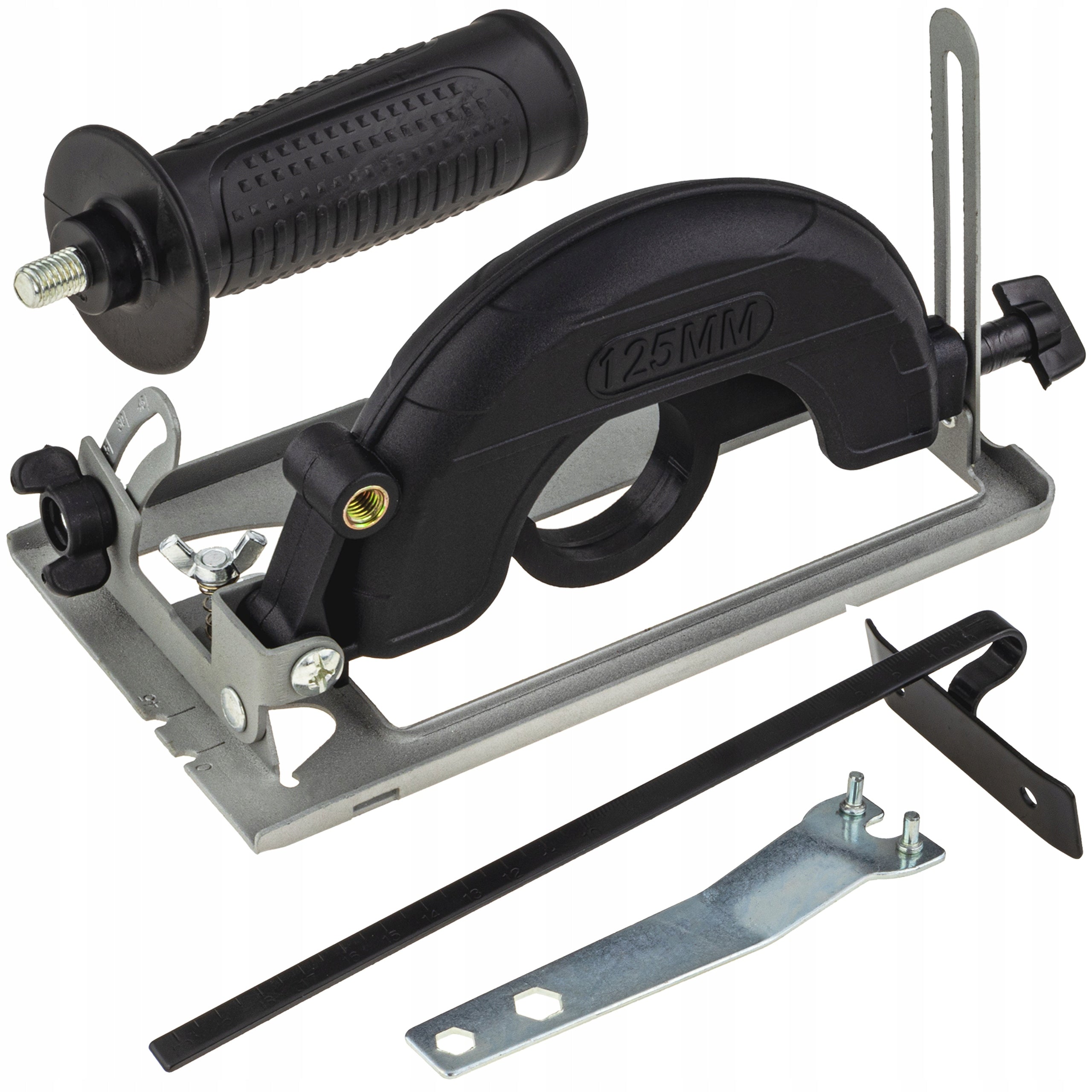 Guide attachment for angle grinder 115-125 mm adapter cover