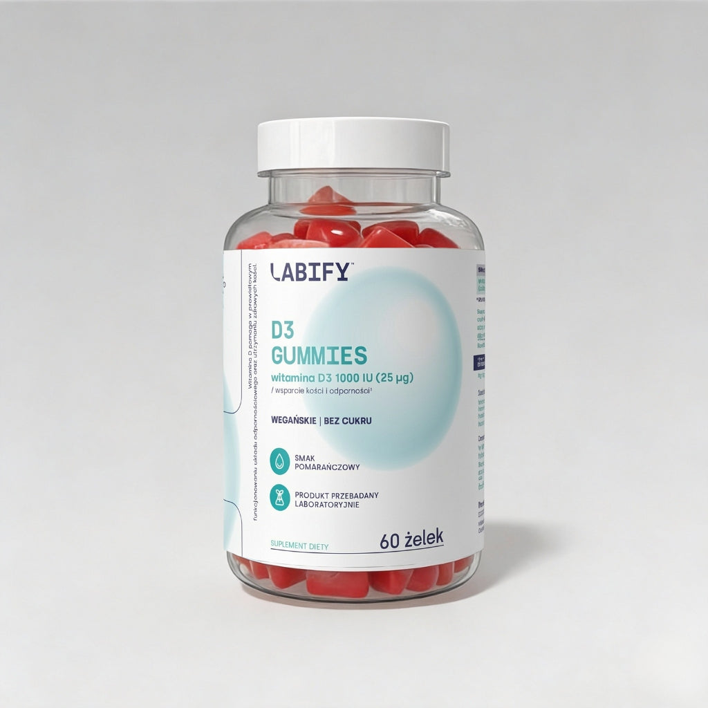 Gummies with vitamin D3 Labify D3 Gummies bone resistance 60 gummies Form jelly candy