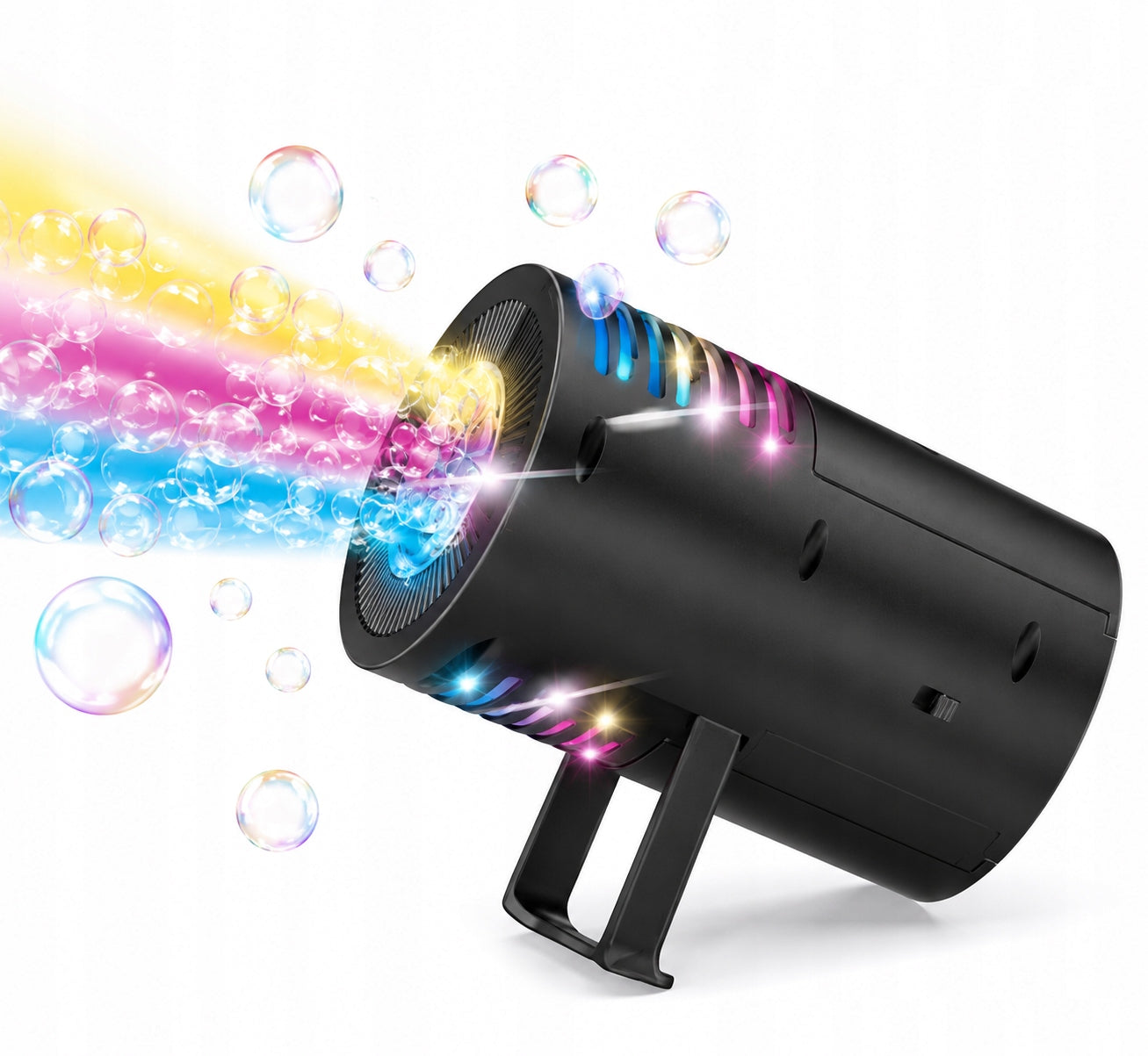 Gun Soap Bubble Machine LED Bubble Machine 7 Colors