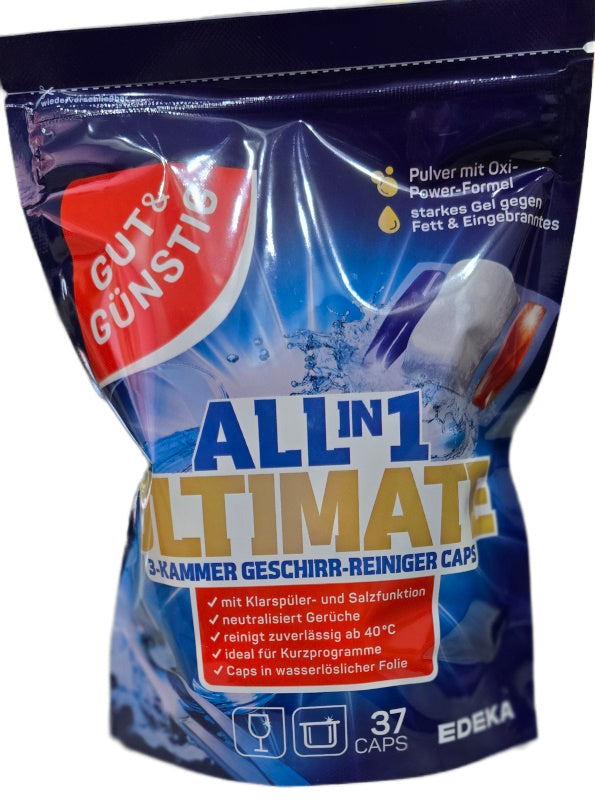 Gut&Gunstig Dishwasher Capsules 37 Pack