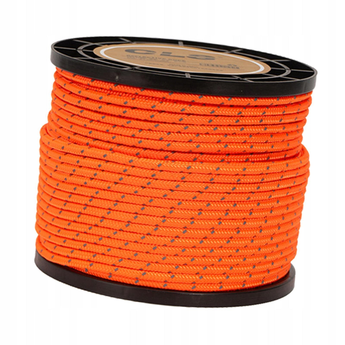 Guy Line Rope High Tensile Strength Solid Braid Camp Rope Paracord Orange Packaging status original