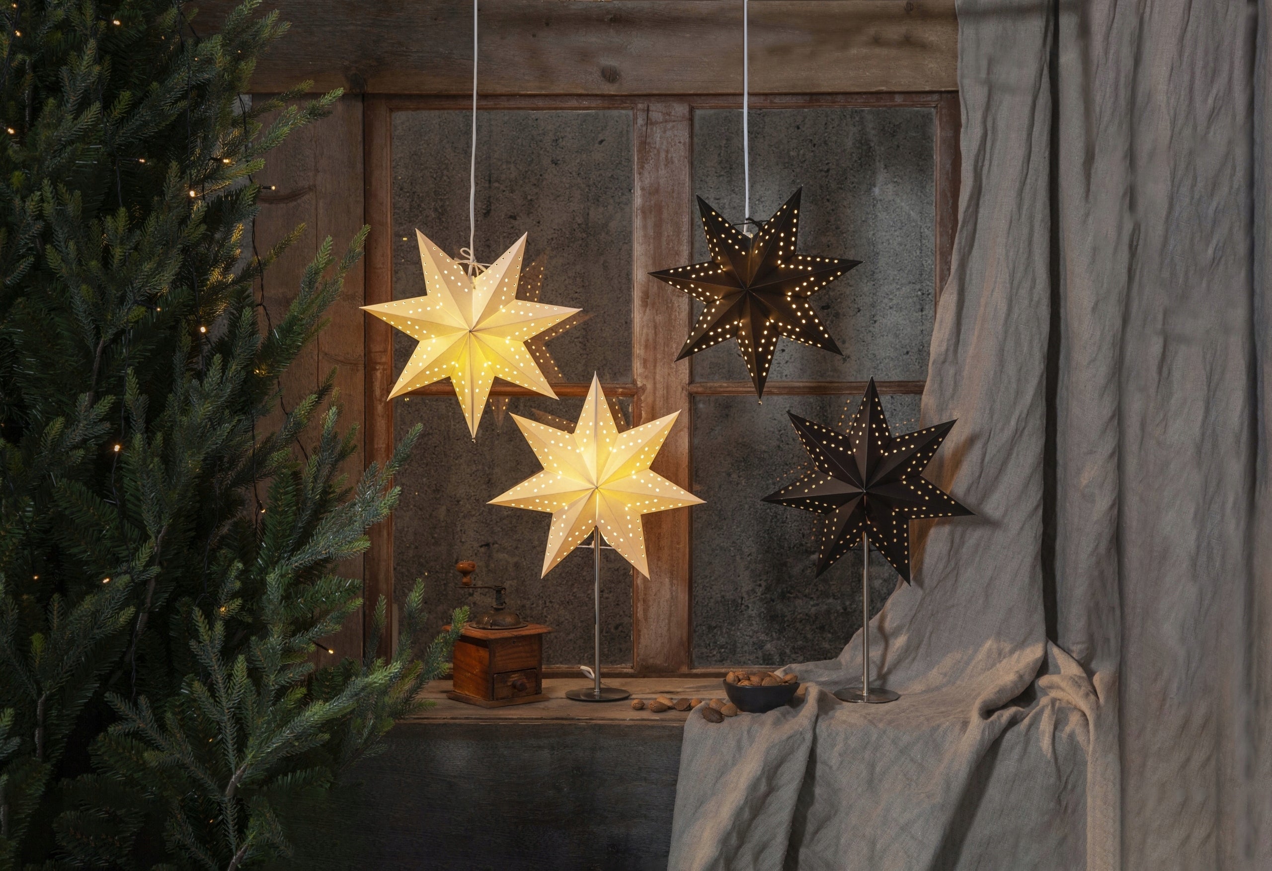 Weihnachts-Leuchtdekoration Bobo, 34 cm 