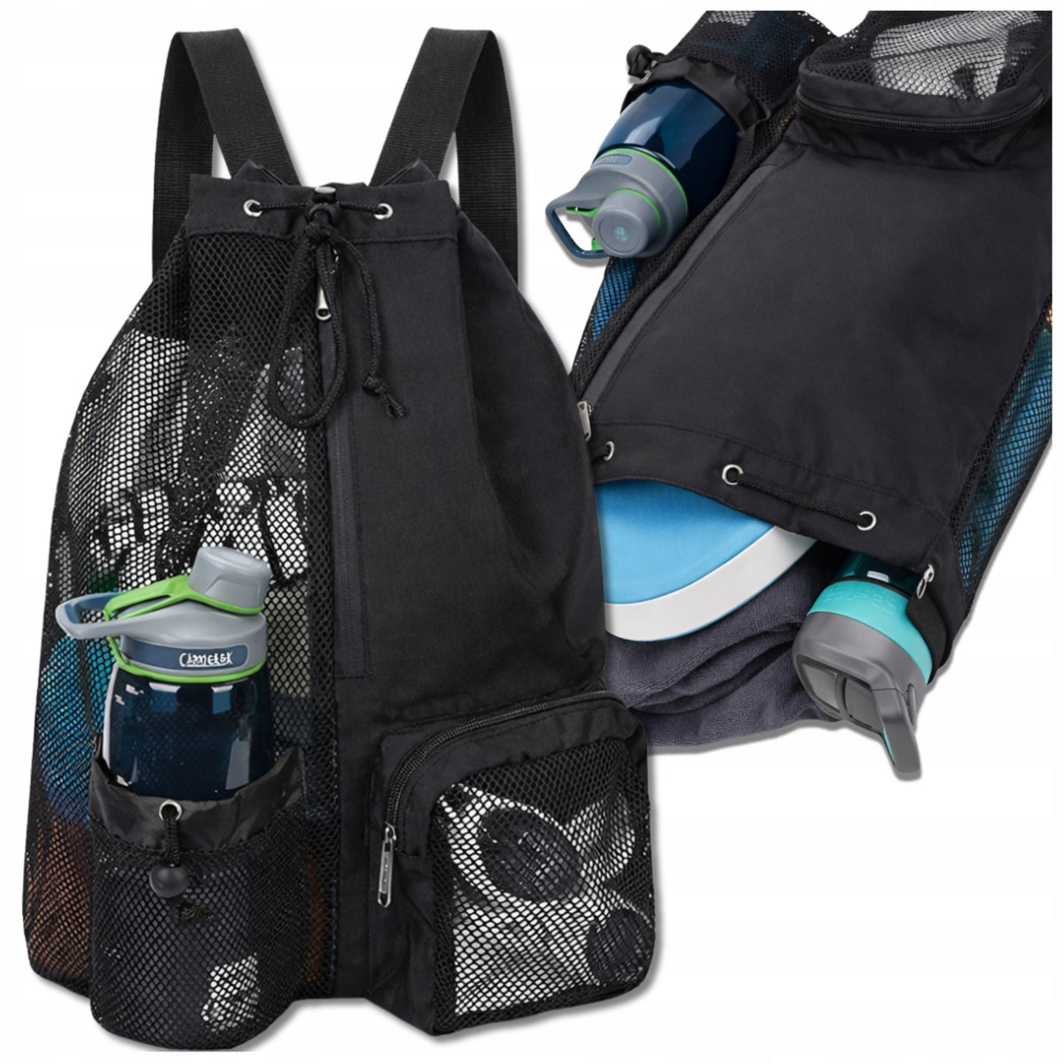 Gym Sports Backpack Training Gym Bag Waterproof Black Brand EdiBazzar