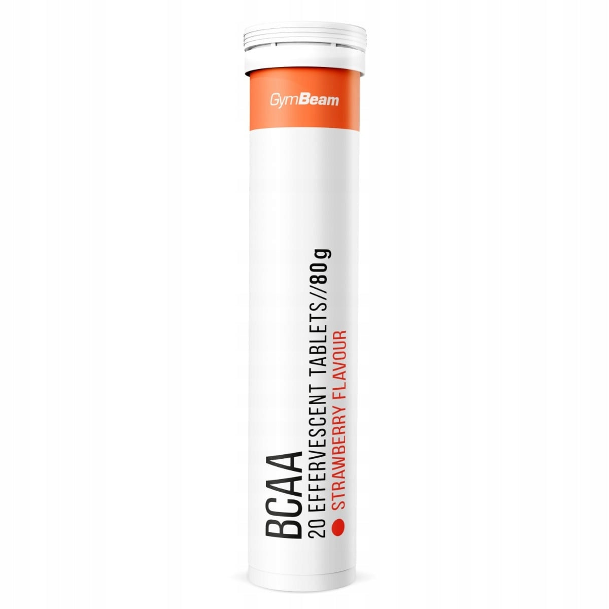 GymBeam BCAA effervescent tablets 20 tabs. strawberry Expiration date at least 3 months from the date of purchase