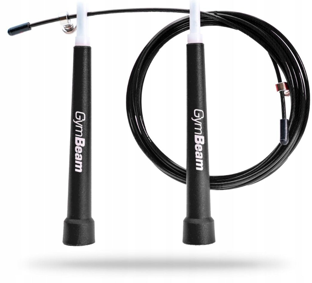GymBeam Jump rope Black SPORTS FITNESS ADJUSTABLE black 301 cm 1 piece Color black
