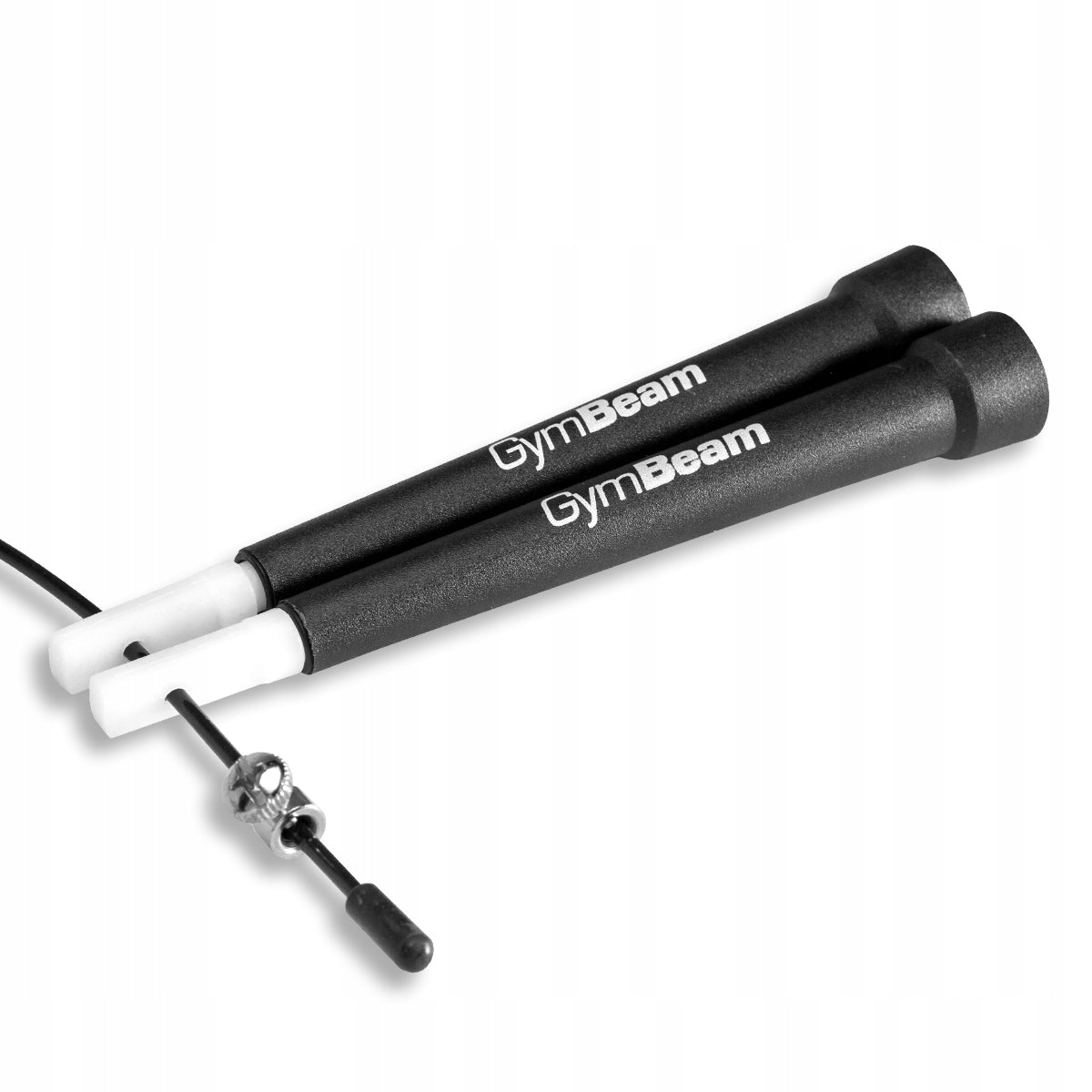 GymBeam Jump rope Black SPORTS FITNESS ADJUSTABLE black 301 cm 1 piece Packaging status original