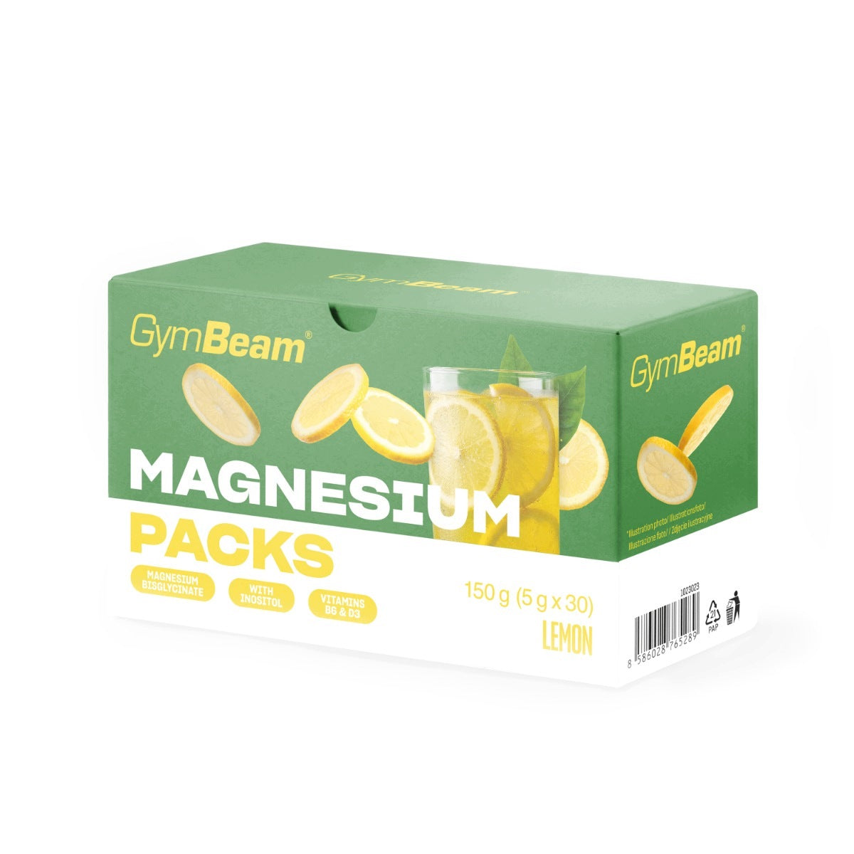 GymBeam Magnesium in lemon sachets Expiration date at least 3 months from the date of purchase
