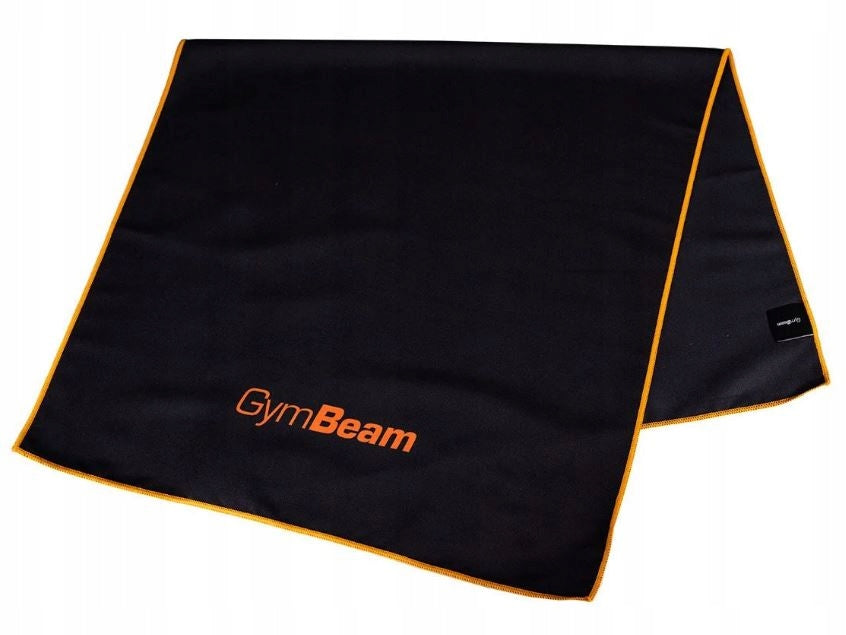 GymBeam Quick Drying Gym Training Towel Sport Towel Black/Orange