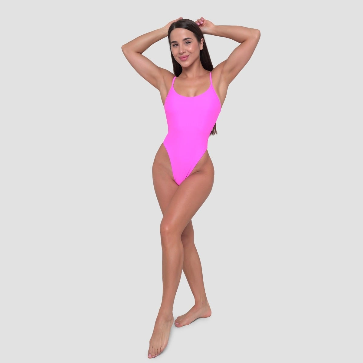 GymBeam - Swimsuit ARUBA Pink S Size S