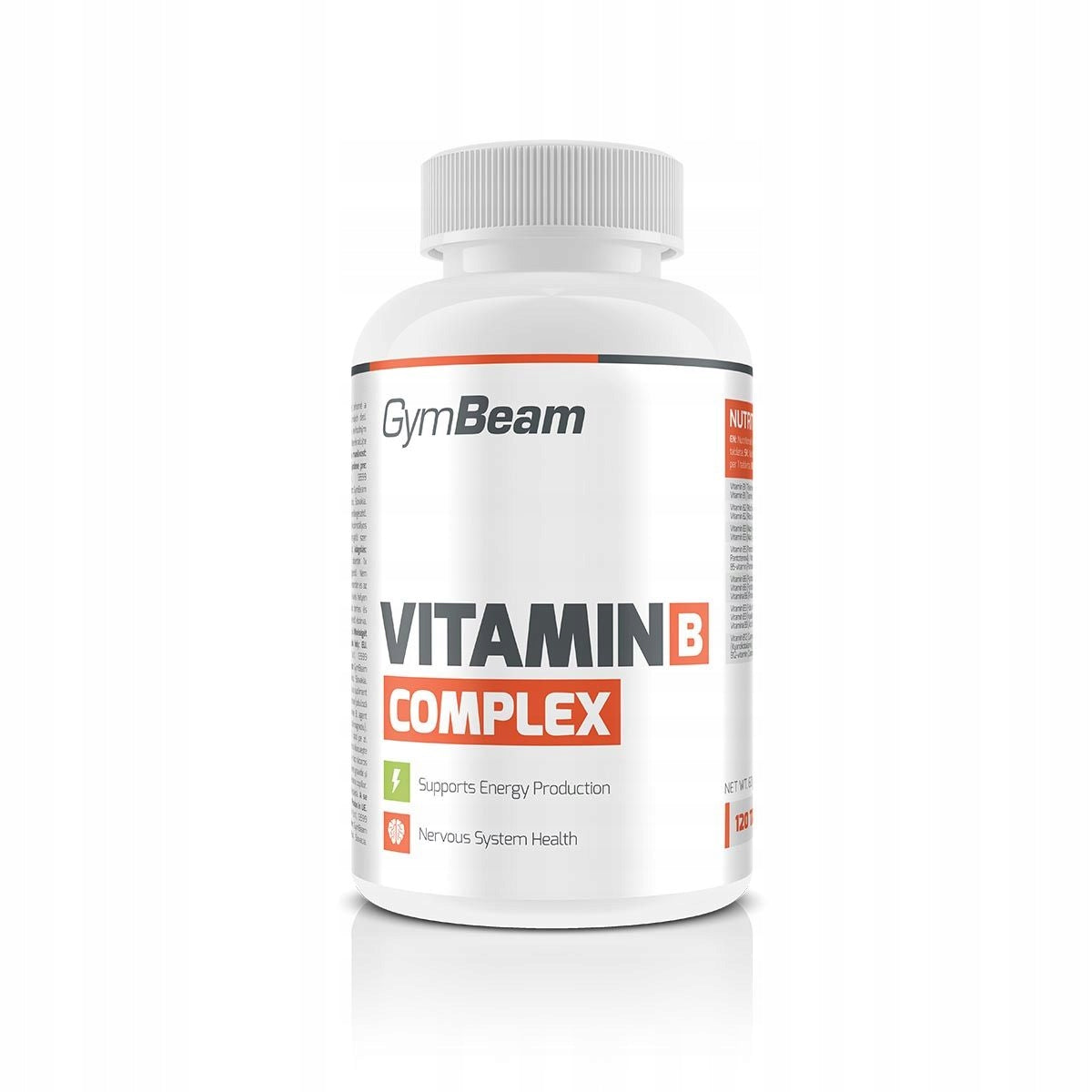 GymBeam Vitamin B-Complex 120 tabs. Expiration date at least 3 months from the date of purchase