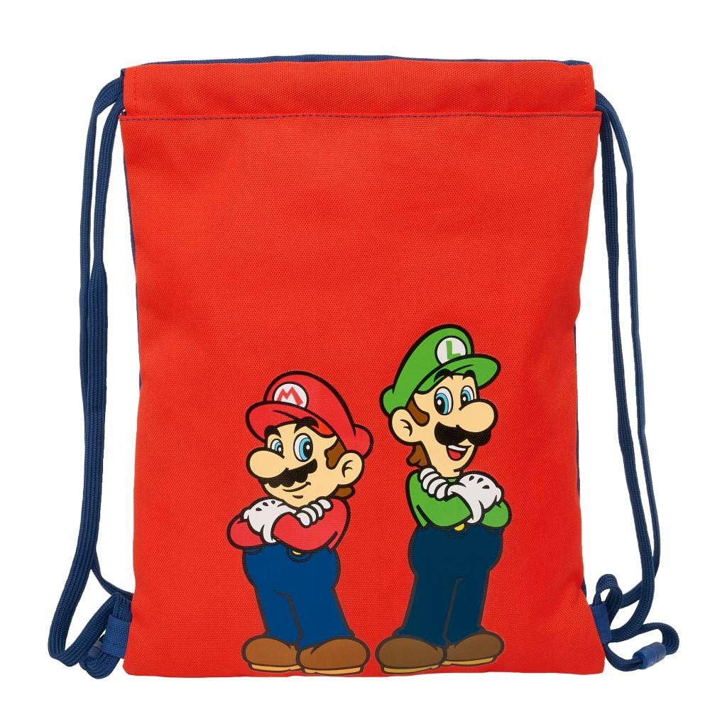 Gymnastic bag Super Mario Mario & Luigi 34x26x1 cm