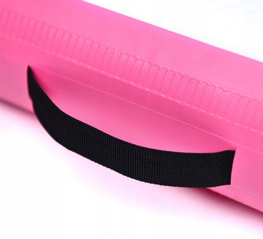 Gymnastic exercise mat with pump, 300x100x10 cm, PVC pink Manufacturer code JG75925
