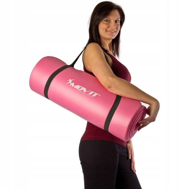 Gymnastic mat Movit 183 x 60 x 1 cm - red Packaging status original