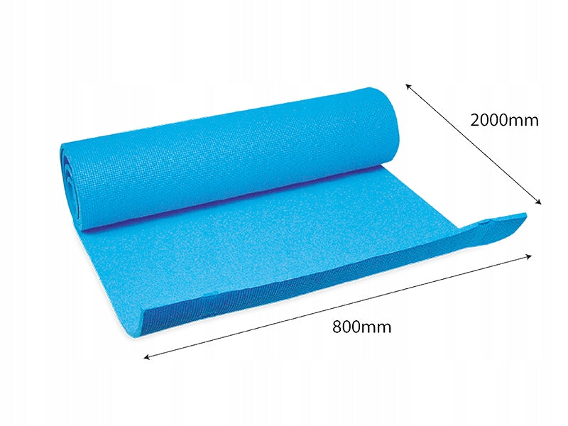 Gymnastic mat wide. Blue Color blue