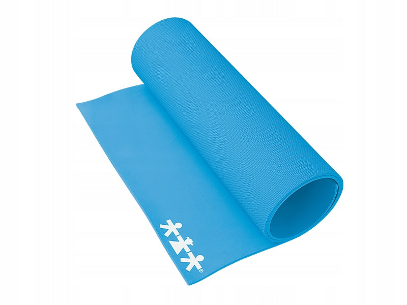 Gymnastic mat wide. Blue